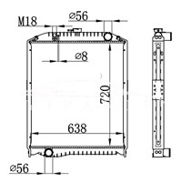 RADIADOR HINO MT 16090-4674