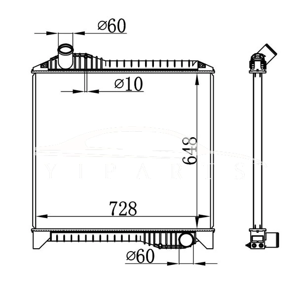 RADIADOR HINO MT 16081-6000