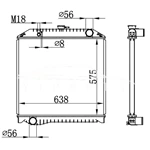 RADIADOR HINO MT 16090-06790