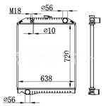 RADIADOR HINO MT S1609-E0272
