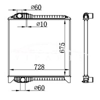 RADIADOR HINO MT 16090-1561