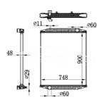 RADIADOR IVECO EUROSTAR MT