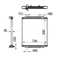 RADIADOR IVECO MT 8139294 9310529 619730