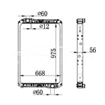 MERCEDES-BENZ NG90 RADIADOR MT 940.500.07.03 940.500.06.03