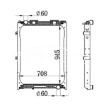 MAN MT RADIADOR 81.06101.6407 NISSENS 62870A