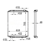 MAN L 2000 MT RADIADOR 81.06101.6326 628780