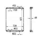 RENAULT MT RADIADOR 5010.315.369 NISSENS 637750