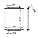 RENAULT MT RADIADOR 5001.858.494 NISSENS 672450