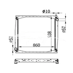 RADIADOR SCANIA MT 1327249 139743 NISSENS 64069A