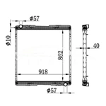 RADIADOR SCANIA MT A9405001503