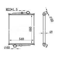 RADIADOR VOLVO MT 8112977 8149641 NISSENS 65477