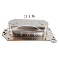 Refrigerador del radiador del refrigerador del motor de CUMMINS de las piezas de automóvil 12 enfriador de aceite de la capa 3918175