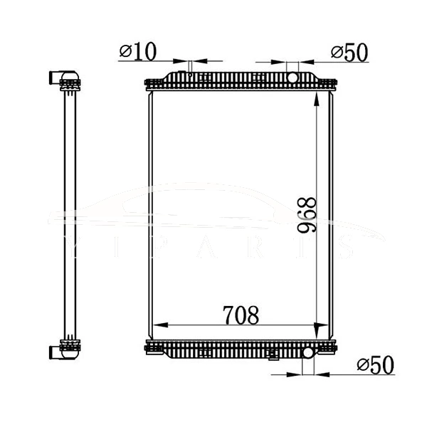 RADIADOR RENAULT 210 MT