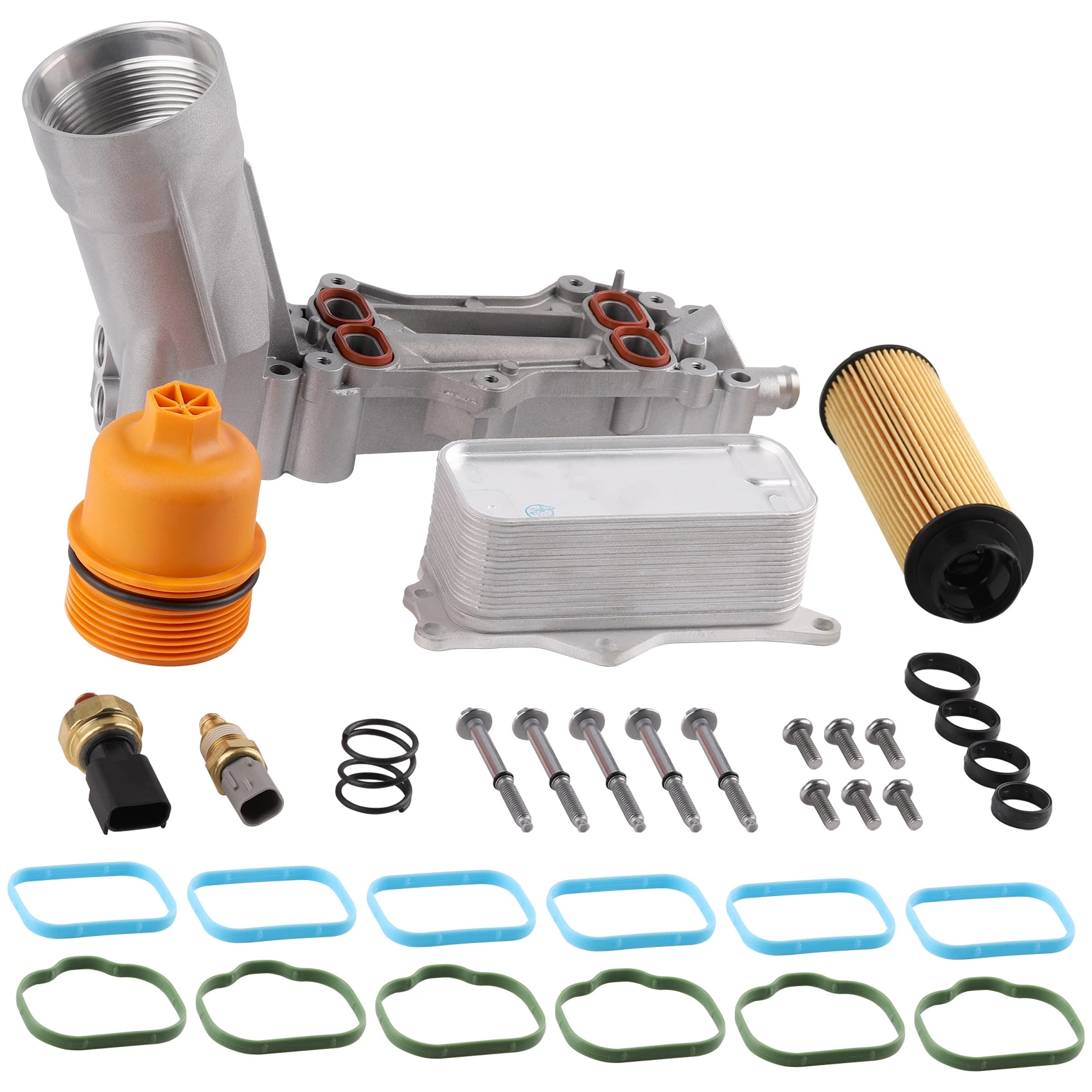 Adaptador de carcasa de filtro de aluminio enfriador de aceite para Jeep Dodge Chrysler 11-13 926-959 68105583AF