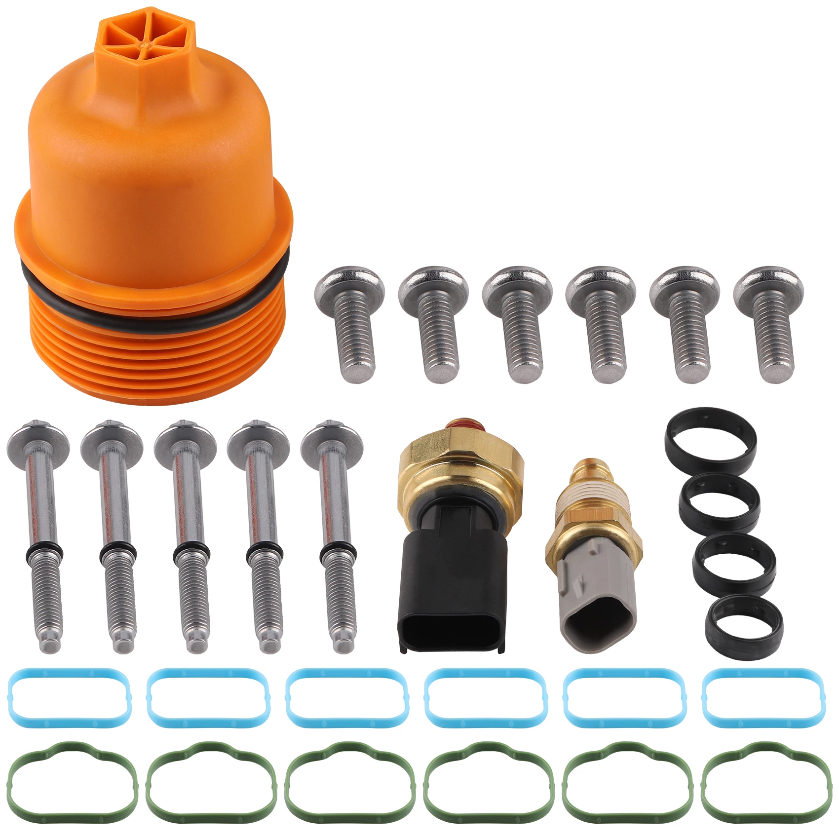 Adaptador de carcasa de filtro de aluminio enfriador de aceite para Jeep Dodge Chrysler 11-13 926-959 68105583AF